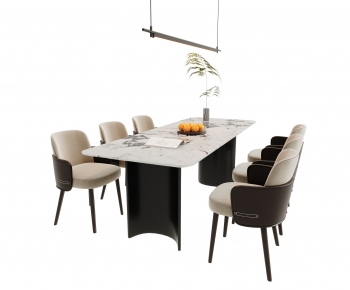 Modern Dining Table And Chairs-ID:523427963