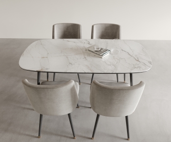 Modern Dining Table And Chairs-ID:840192089