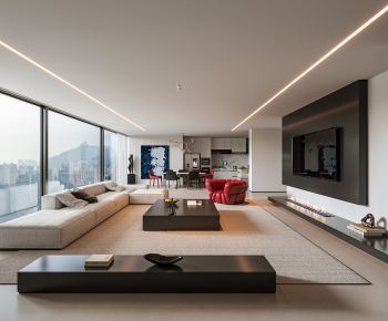 Modern A Living Room-ID:328789959