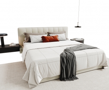 Modern Double Bed-ID:920560425