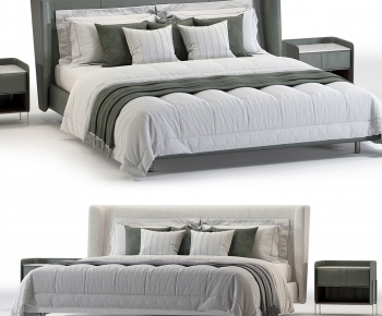 Modern Double Bed-ID:329273941