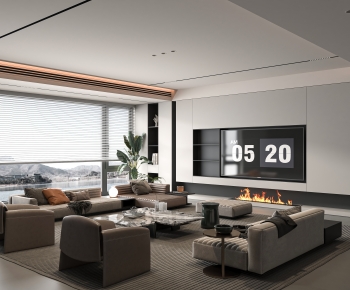 Modern A Living Room-ID:108562958