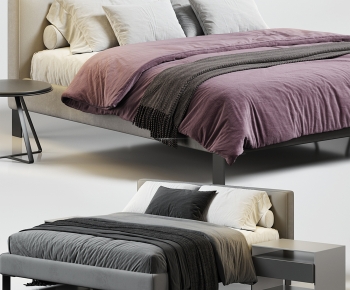 Modern Double Bed-ID:961991077