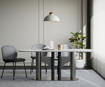 Modern Dining Table And Chairs-ID:100178962