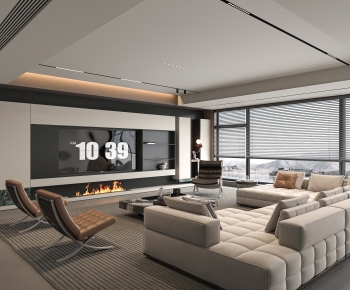 Modern A Living Room-ID:122726926