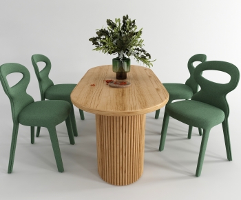 Modern Dining Table And Chairs-ID:669833907