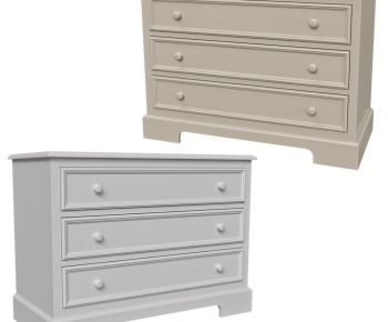 Simple European Style Bedside Cupboard-ID:563559548