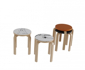 Nordic Style Stool-ID:524414068