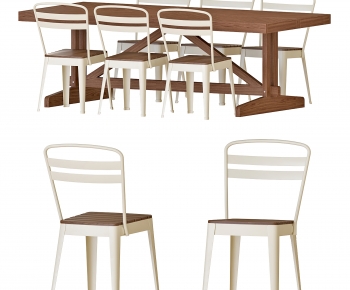 Modern Dining Table And Chairs-ID:737554073