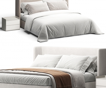 Modern Double Bed-ID:132383117