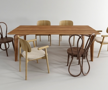 Modern Dining Table And Chairs-ID:139935024