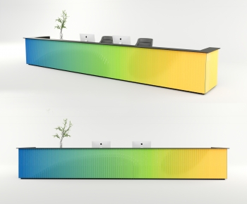 Modern Reception Desk-ID:457252034