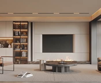 Modern A Living Room-ID:451020961