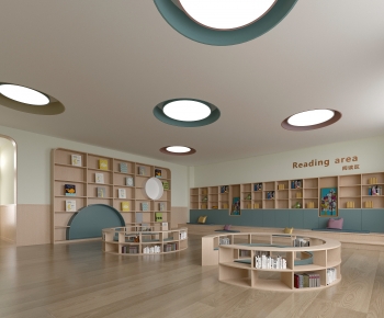 Modern Children's Reading Room-ID:437807082