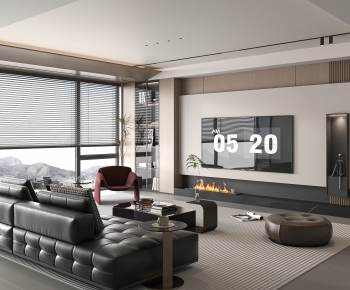 Modern A Living Room-ID:468472968