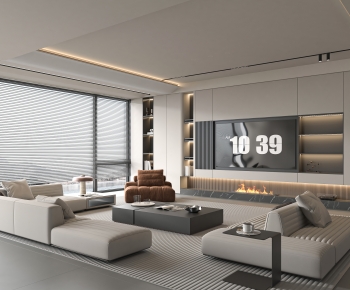 Modern A Living Room-ID:414481247