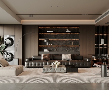 Modern A Living Room-ID:924606084