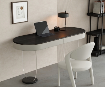 Modern Computer Desk And Chair-ID:871093032