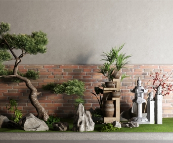 New Chinese Style Rockery Waterscape-ID:657419924