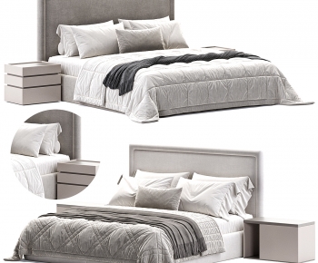 Modern Double Bed-ID:985953091