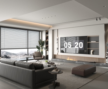 Modern A Living Room-ID:839209087