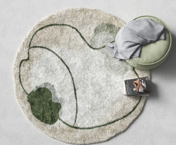 Modern Circular Carpet-ID:536798003