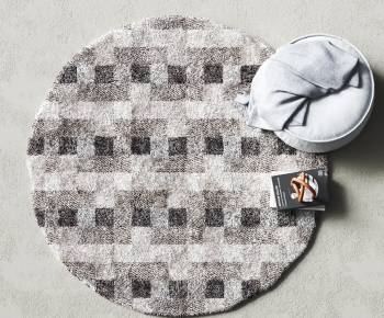 Modern Circular Carpet-ID:889235976