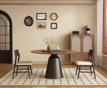 French Style Dining Table And Chairs-ID:987720015