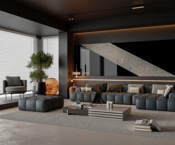 Modern A Living Room-ID:356055978