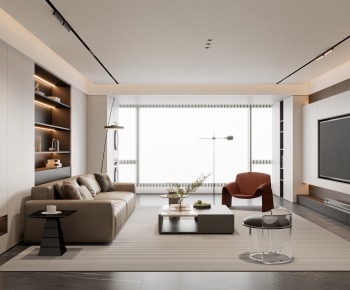 Modern A Living Room-ID:336783895