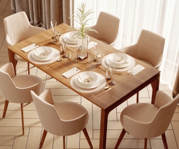 Modern Dining Table And Chairs-ID:308074002