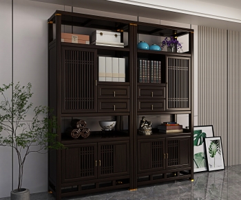 Chinese Style Bookcase-ID:483100897