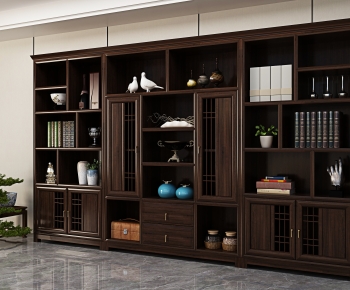 New Chinese Style Bookcase-ID:603230068