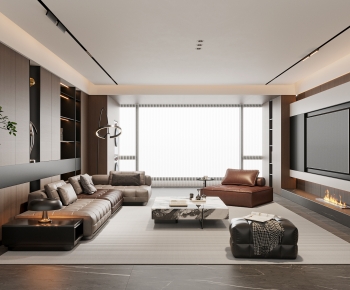 Modern A Living Room-ID:626894954