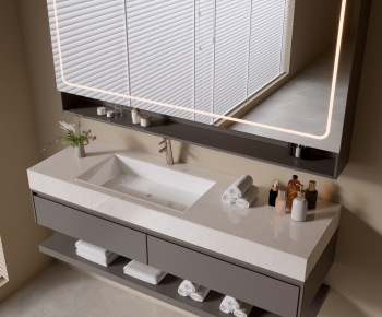 Modern Bathroom Cabinet-ID:359719048