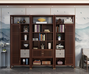 Chinese Style Bookcase-ID:148766997