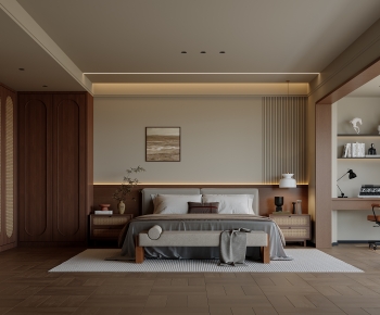 New Chinese Style Bedroom-ID:772069933