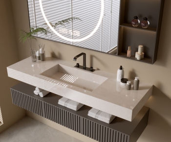 Modern Bathroom Cabinet-ID:337414037