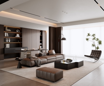 Modern A Living Room-ID:677878967