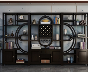 Chinese Style Bookshelf-ID:746989017