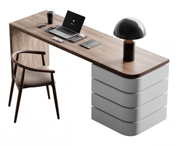 Modern Computer Desk And Chair-ID:144082072