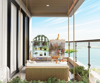 Modern Balcony-ID:637895115