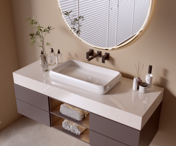 Modern Bathroom Cabinet-ID:342603923