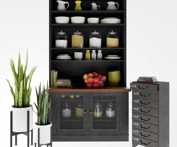 Industrial Style Sideboard-ID:730266098