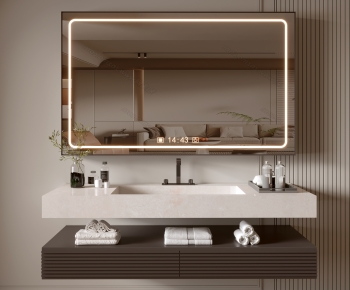 Modern Bathroom Cabinet-ID:459760905