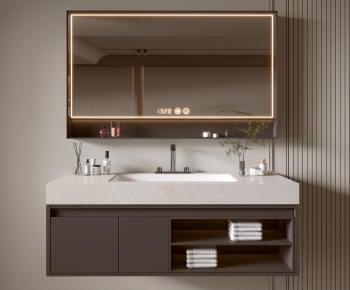 Modern Bathroom Cabinet-ID:434751993