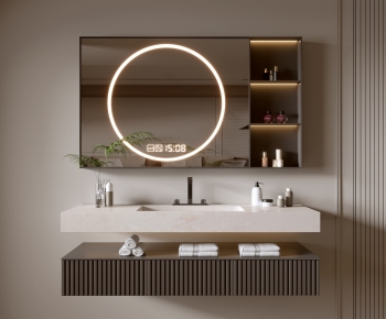 Modern Bathroom Cabinet-ID:897500519