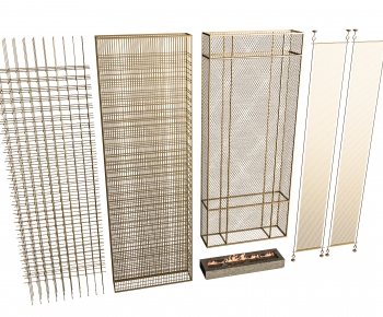 Modern Metal Screen Partition-ID:907619034