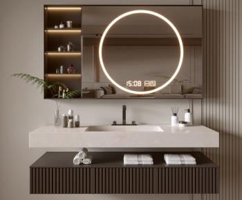 Modern Bathroom Cabinet-ID:423017025