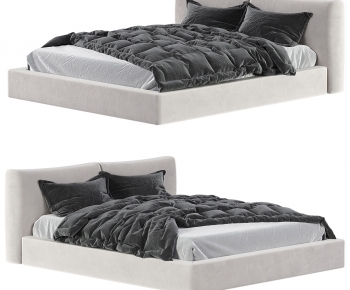 Modern Double Bed-ID:678400994